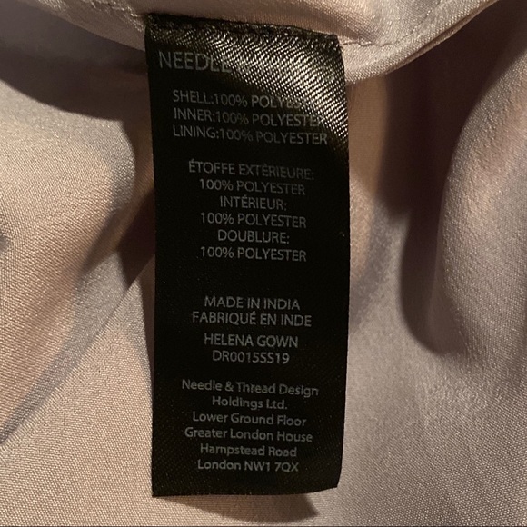 Needle & Thread Helena Dusk Blue Dress Gown - Picture 8 of 8